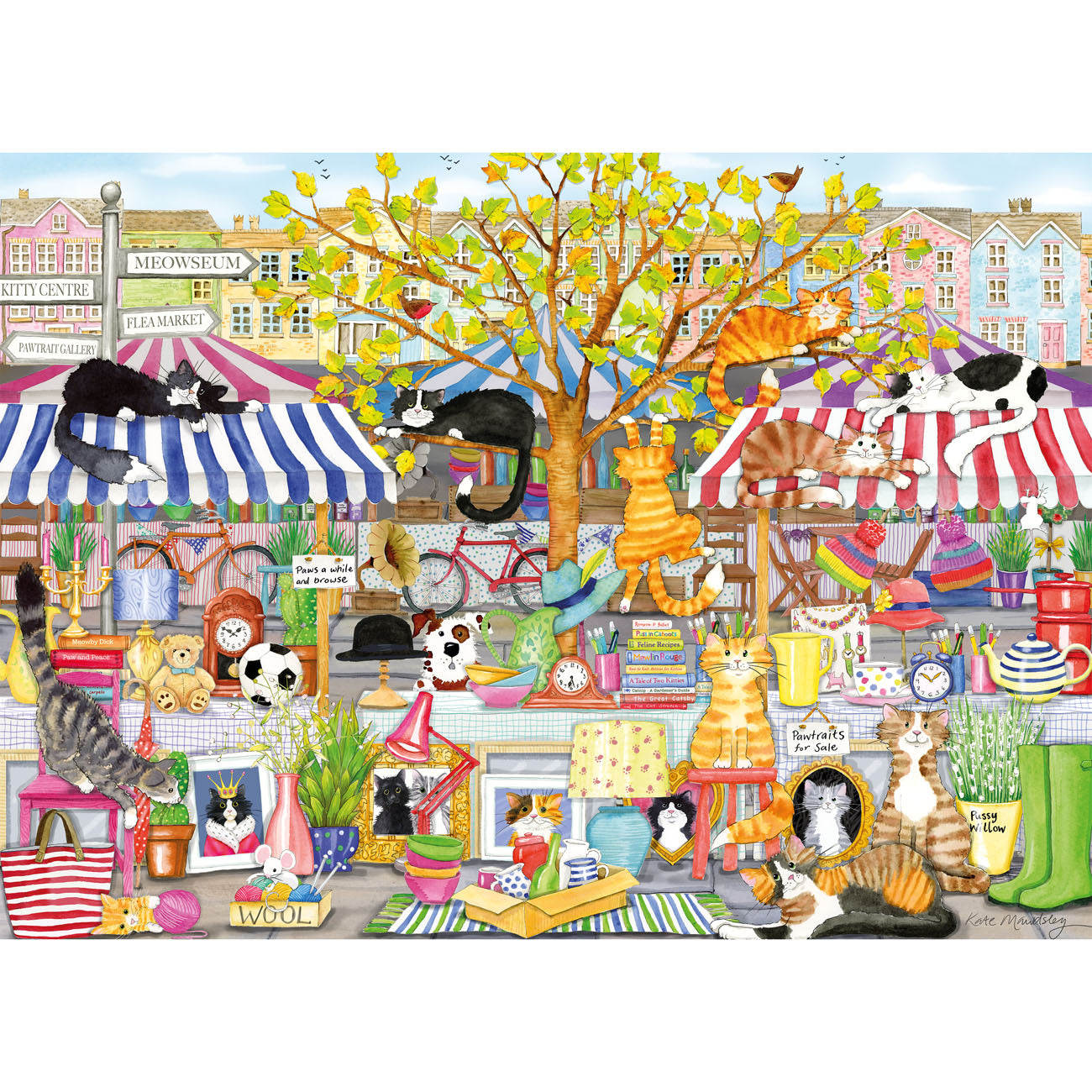 gibsons-flea-market-moggies-puzzle-1000-teile-katzen image 4