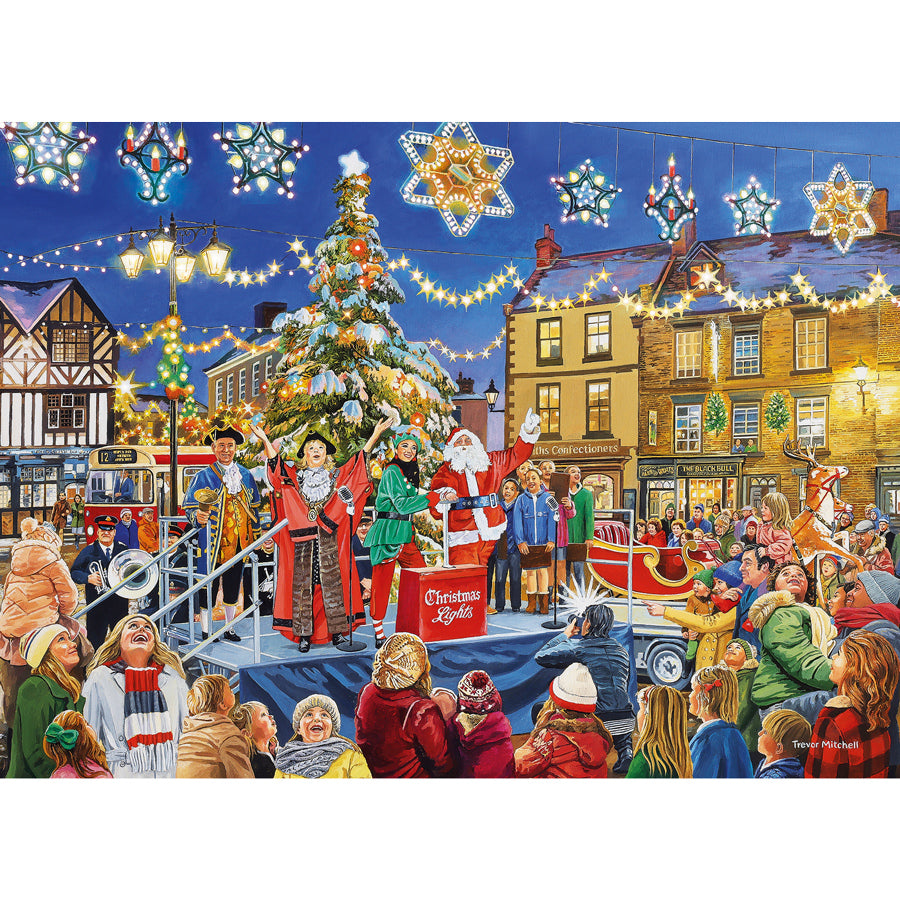 gibsons-christmas-switch-on-puzzle-100-xxl-weihnachten image 7
