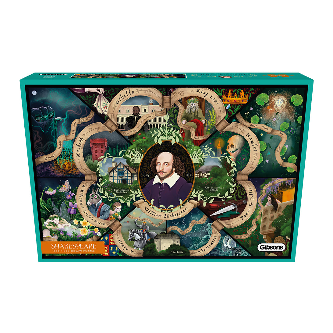 gibsons-shakespeare-1000-teile-puzzle-literatur image 7