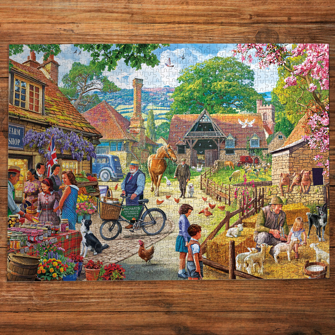 gibsons-the-farm-shop-1000-teile-puzzle-hofladen image 2