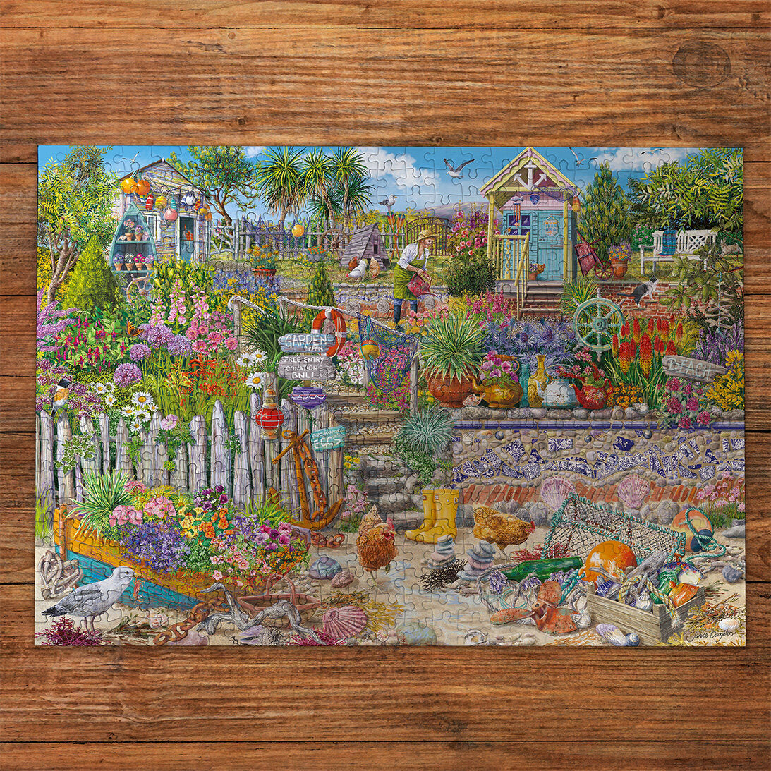 gibsons-beachcomber-s-garden-puzzle-250-xl-teile-garten image 3