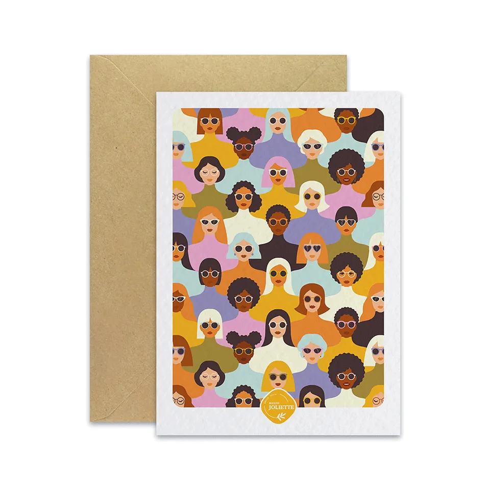 maison-joliette-multitude-postkarte-10-5x14-8-cm-mit-umschlag image 1