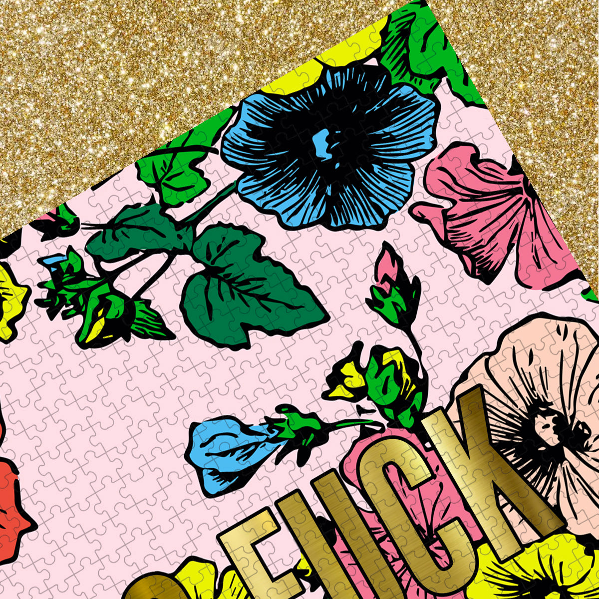 piece-love-bored-as-fuck-puzzle-1000-teile-gold-print image 3