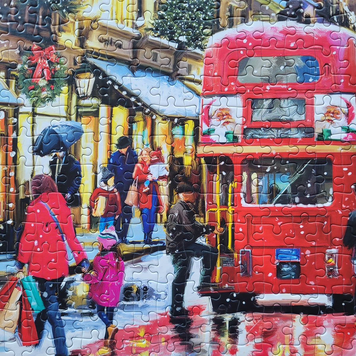 gibsons-regent-street-at-christmas-1000-teile-puzzle-weihnachten image 2
