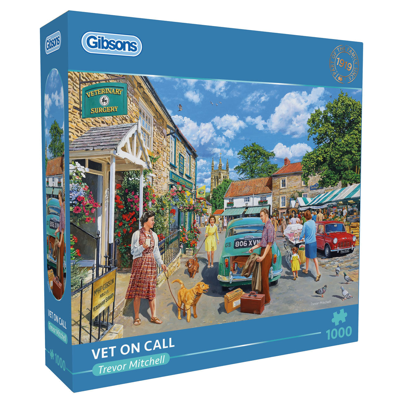 gibsons-vet-on-call-puzzle-1000-teile-tierarzt-hund image 1