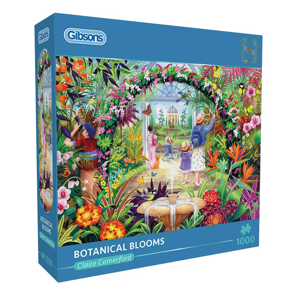 gibsons-traditional-botanical-blooms-puzzle-1000-blumen image 1