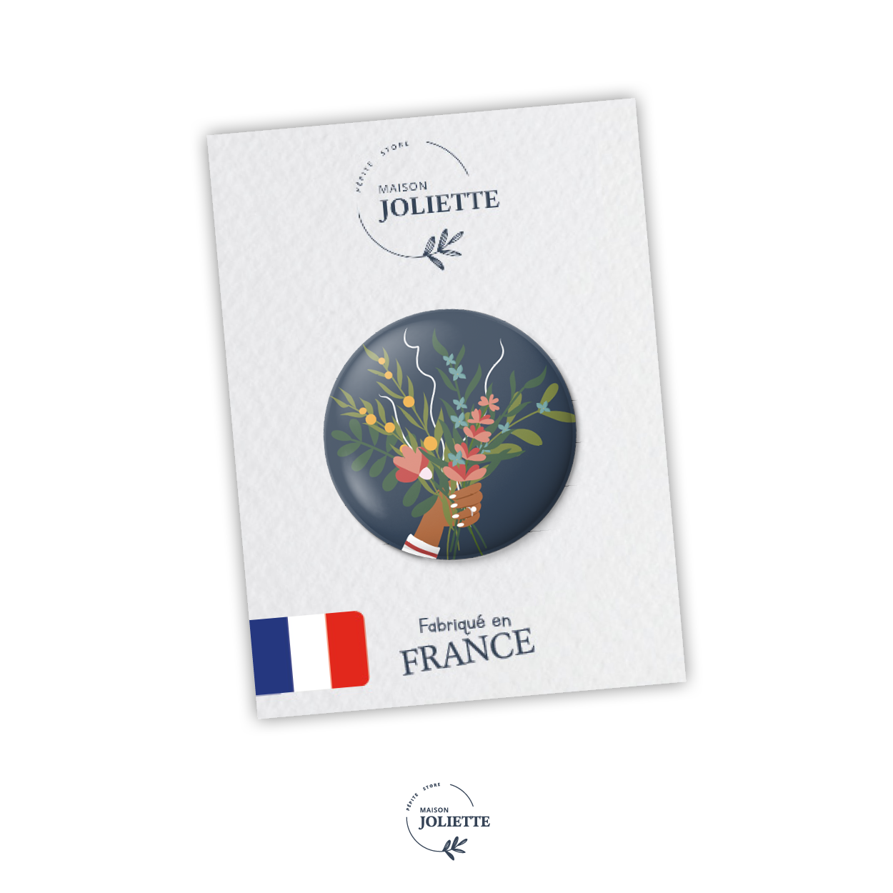 maison-joliette-badges-bouquet-button-32-mm-matt image 2