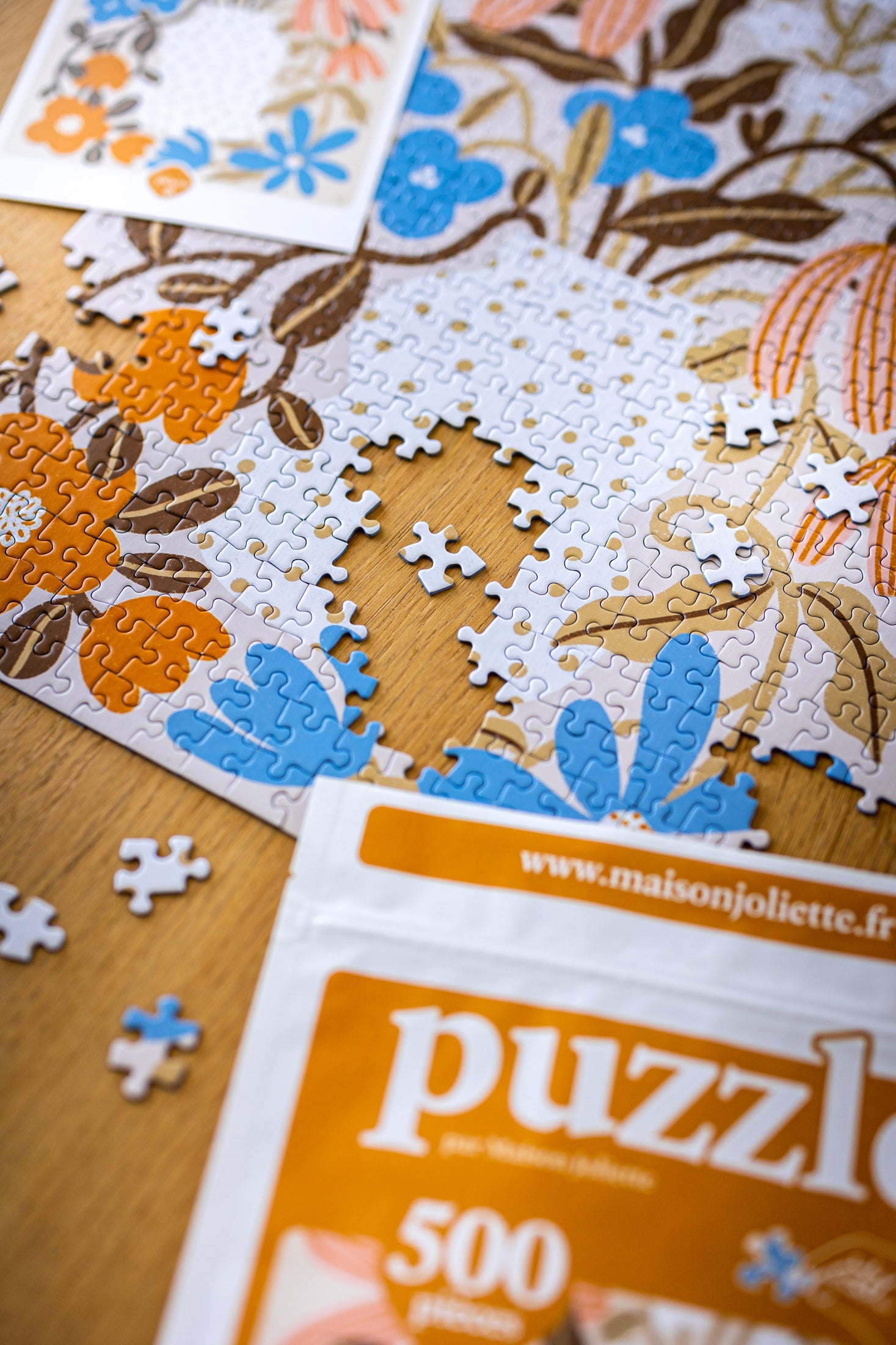 maison-joliette-puzzles-500-teile-myosotis-capucine-blumen image 3