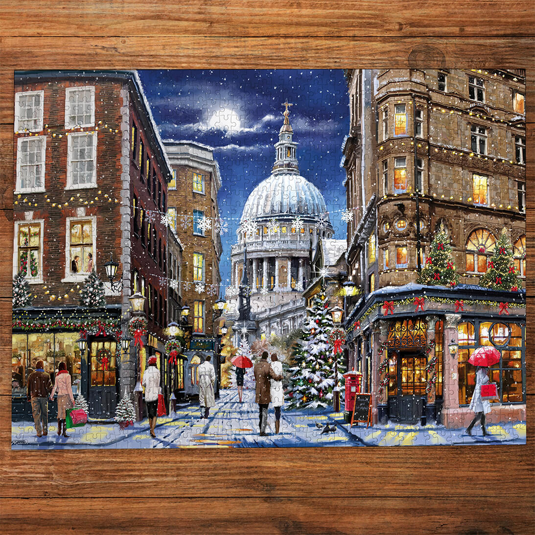 gibsons-st-paul-s-at-christmas-puzzle-1000-teile-london image 2