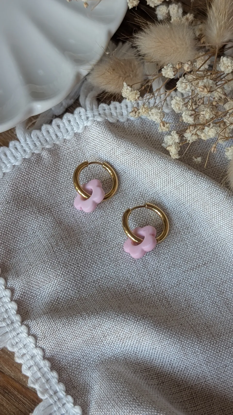 maison-joliette-m-li-m-lo-fleurette-ohrringe-rosa-3-in-1 image 1