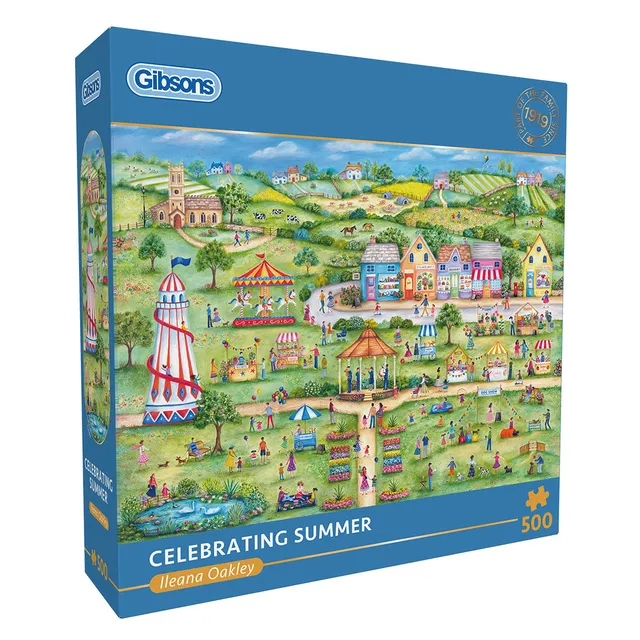 gibsons-celebrating-summer-puzzle-500-teile-sommer-park image 1