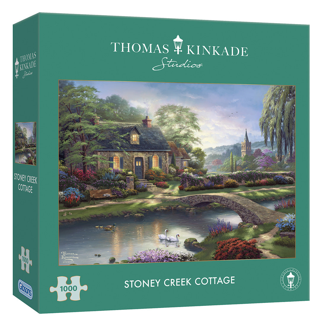 gibsons-stoney-creek-cottage-puzzle-1000-teile-kinkade image 1