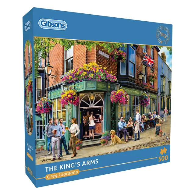 gibsons-the-king-s-arms-1000-teile-puzzle-pub-motiv image 1