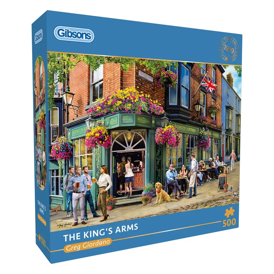 gibsons-the-king-s-arms-1000-teile-puzzle-pub-motiv image 1