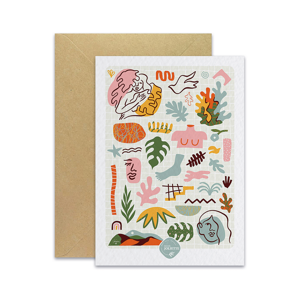 maison-joliette-cartes-postales-coup-d-clat-postkarte-mit-umschlag image 1