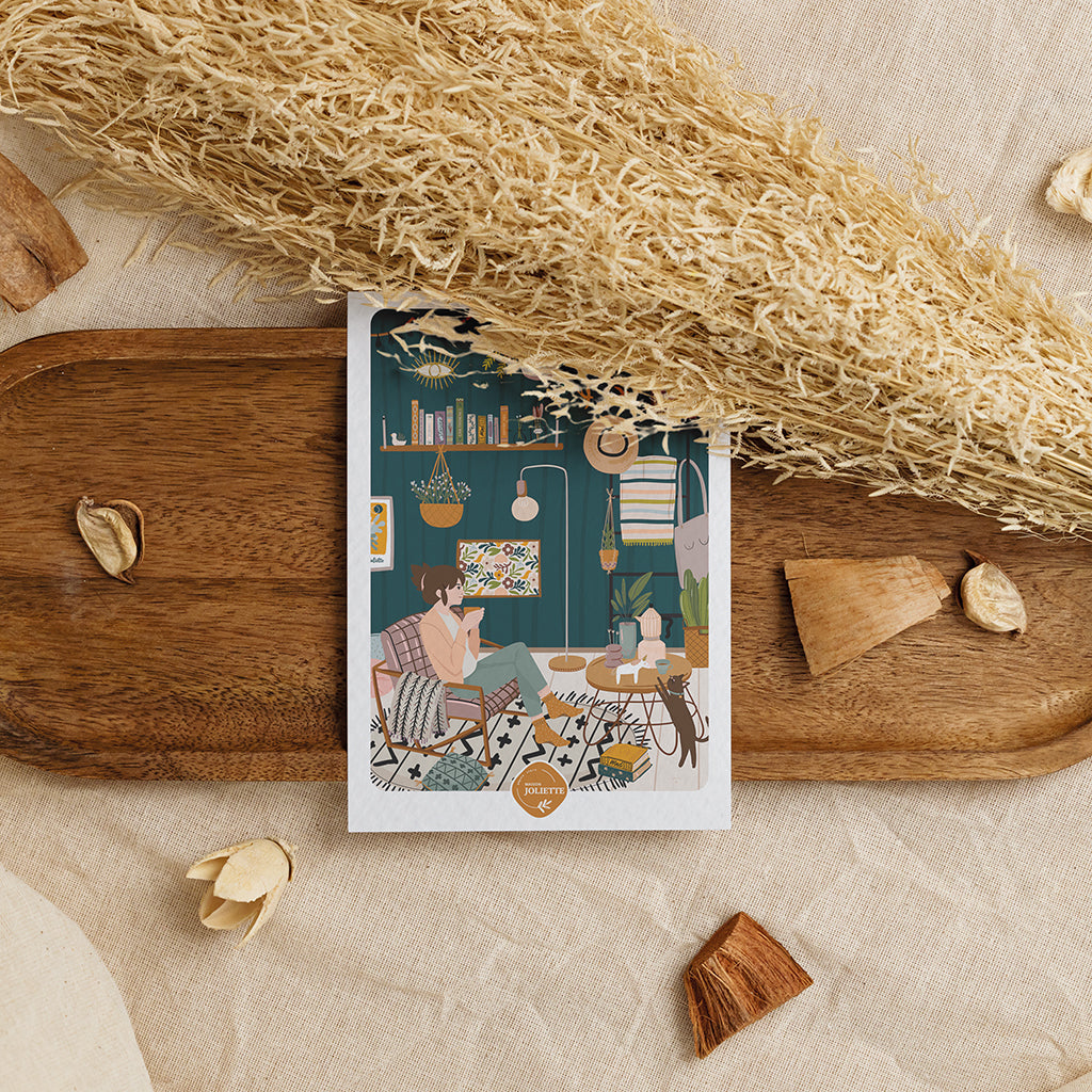 maison-joliette-cartes-postales-cosy-postkarte-mit-umschlag image 8