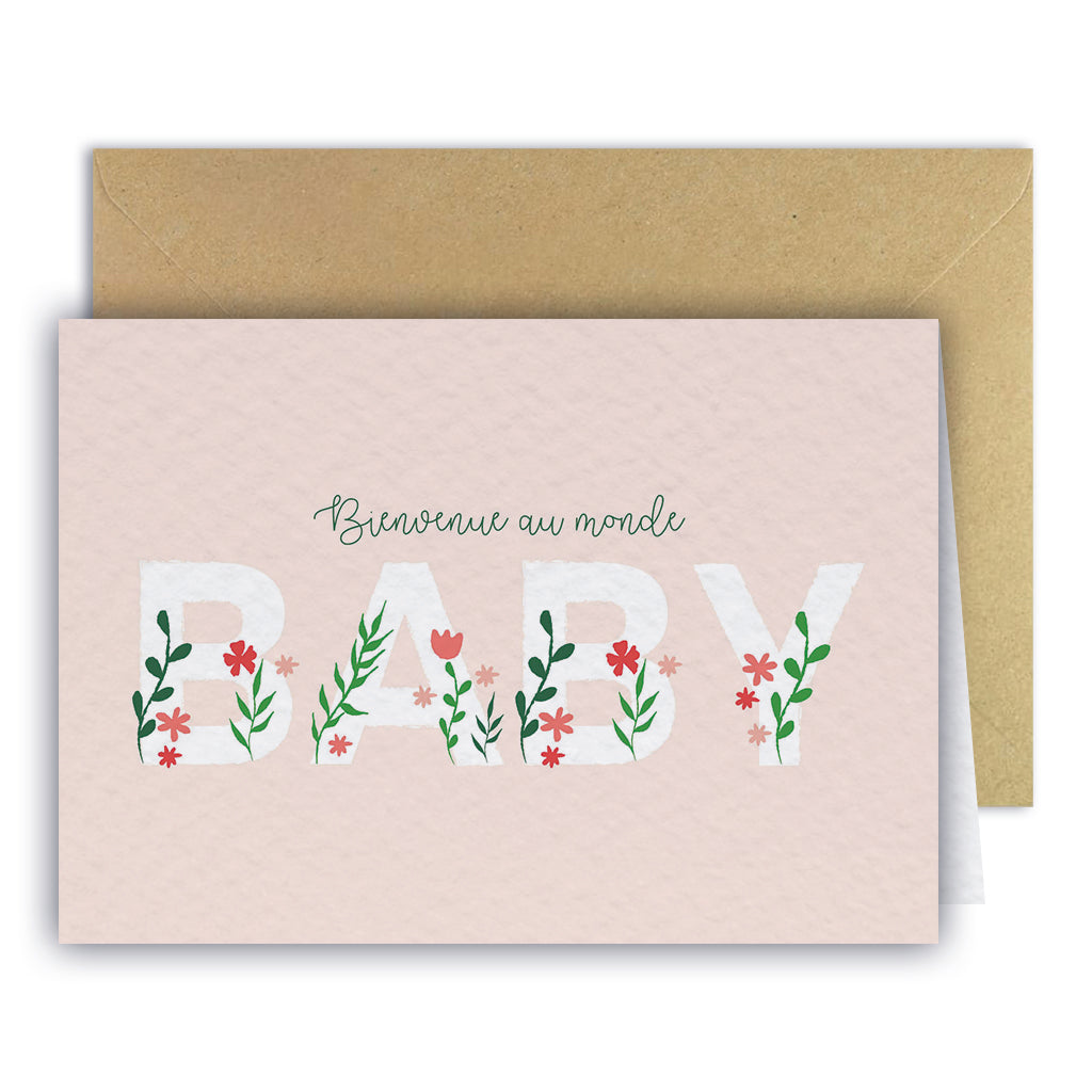 maison-joliette-baby-rose-gru-karte-a6-mit-umschlag image 1
