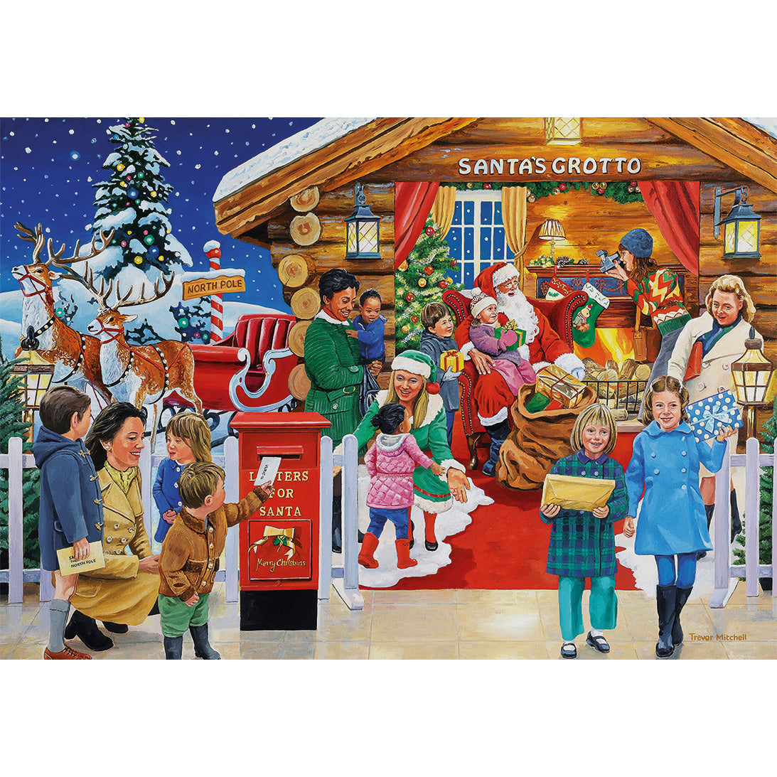 gibsons-a-christmas-to-remember-4x500-teile-puzzle-weihnachten image 3