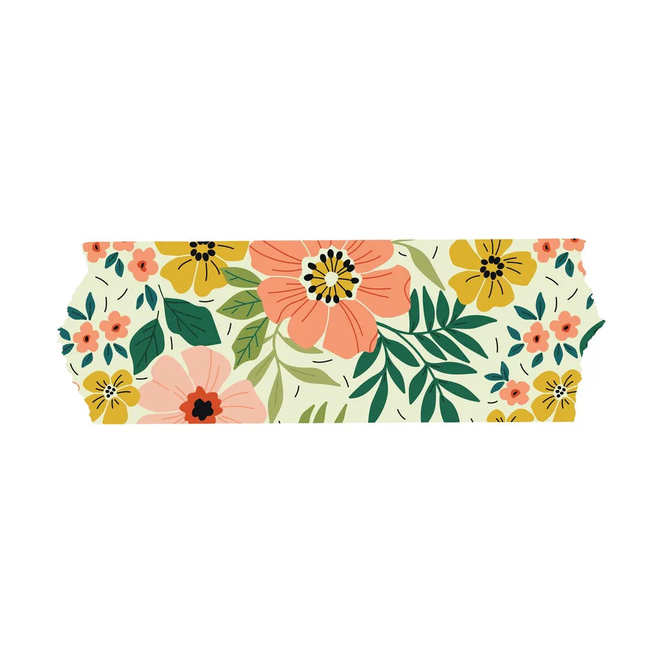 maison-joliette-washi-tape-floraison-deko-klebeband-1-5cm-x-10m image 1