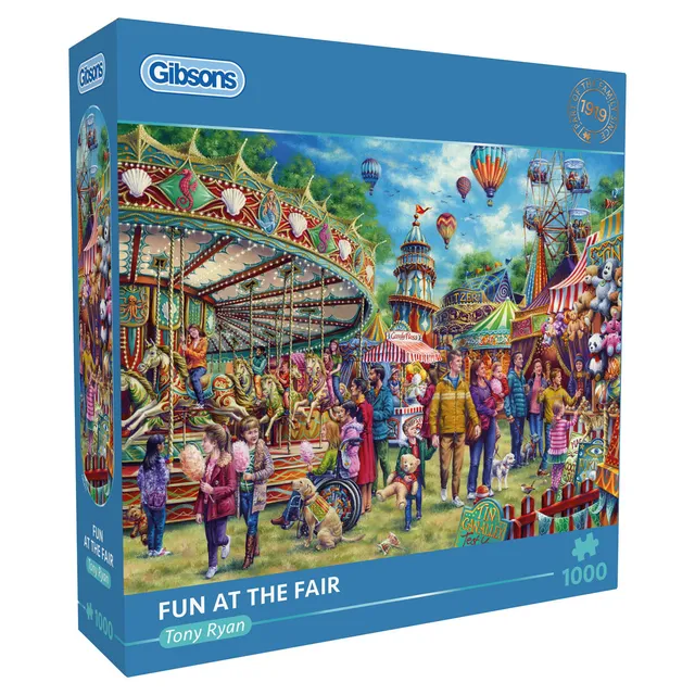 gibsons-fun-at-the-fair-puzzle-1000-teile-jahrmarkt image 1