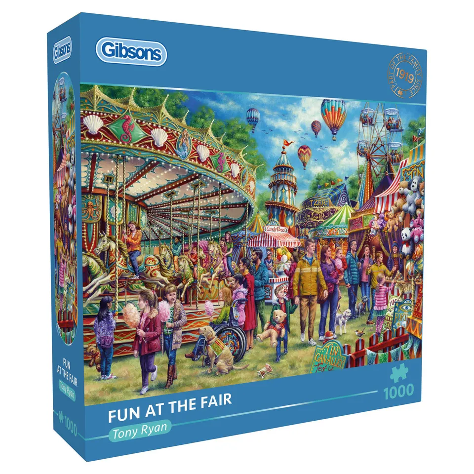 gibsons-fun-at-the-fair-puzzle-1000-teile-jahrmarkt image 1
