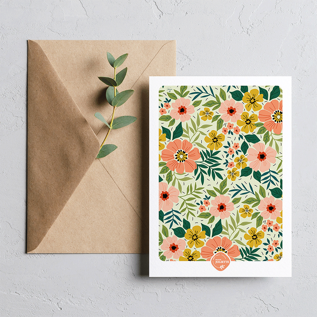 maison-joliette-floraison-postkarte-mit-umschlag-10-5x14-8 image 5