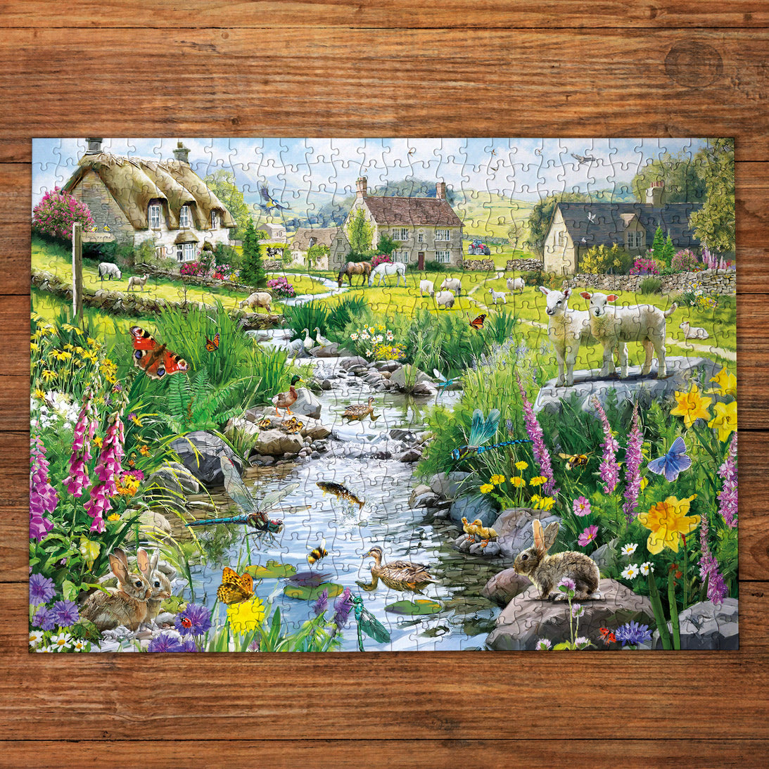 gibsons-babbling-brook-extra-large-puzzle-500-xl-teile image 2