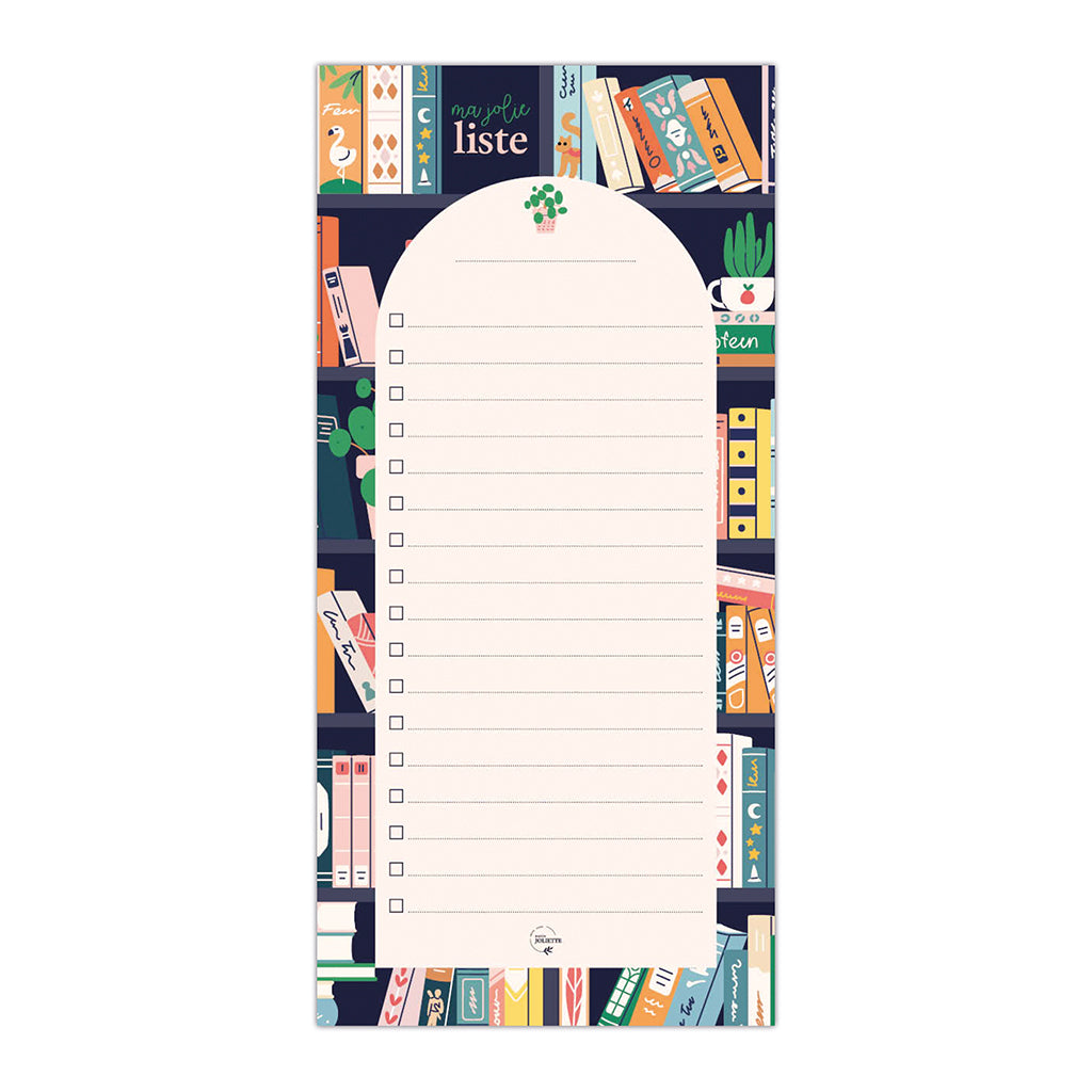 maison-joliette-book-lovers-notizblock-10x21-cm-50-blatt image 1