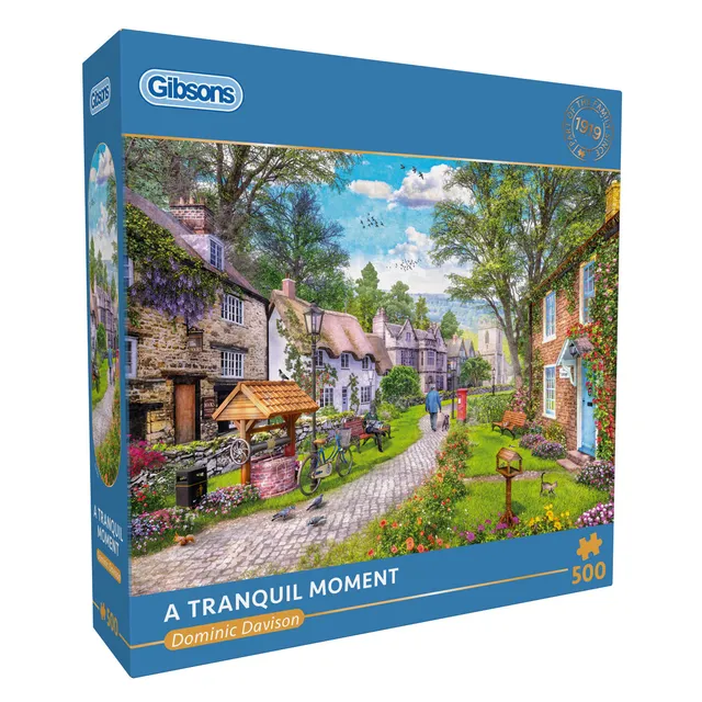 gibsons-a-tranquil-moment-puzzle-500-teile-dorf image 1