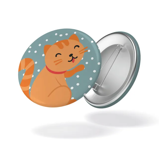 maison-joliette-badge-p-dalons-chat-roux-button-32-mm image 1