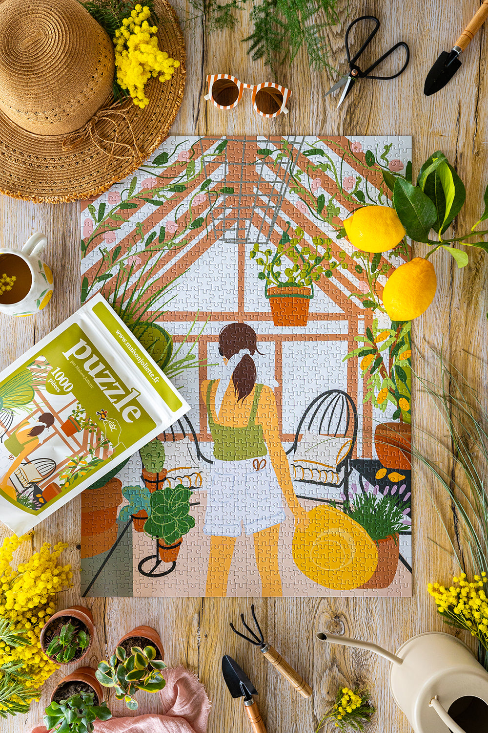 maison-joliette-puzzles-un-dimanche-la-campagne-1000-teile image 2