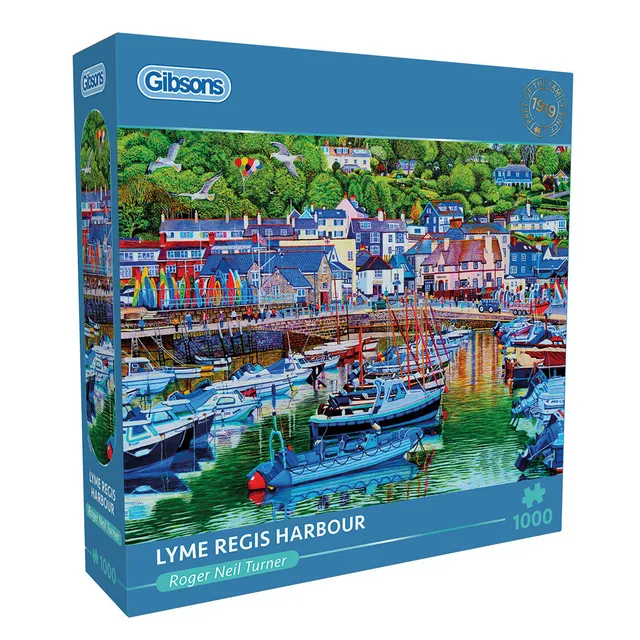 gibsons-lyme-regis-harbour-puzzle-1000-teile-k-ste image 1