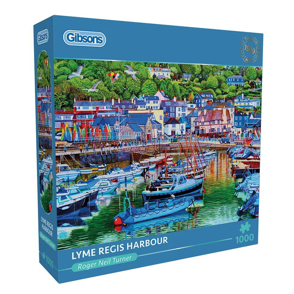 gibsons-lyme-regis-harbour-puzzle-1000-teile-k-ste image 1