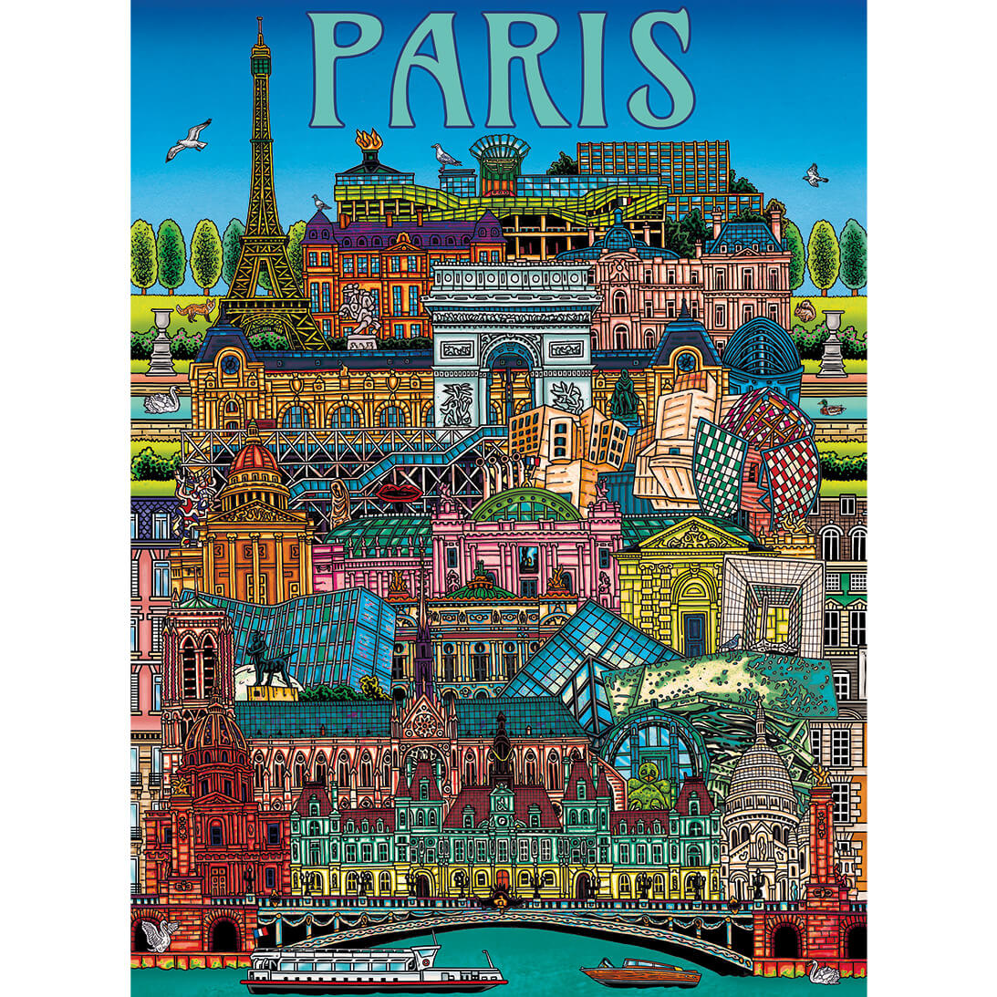 gibsons-paris-cityscape-puzzle-500-teile-frankreich image 6
