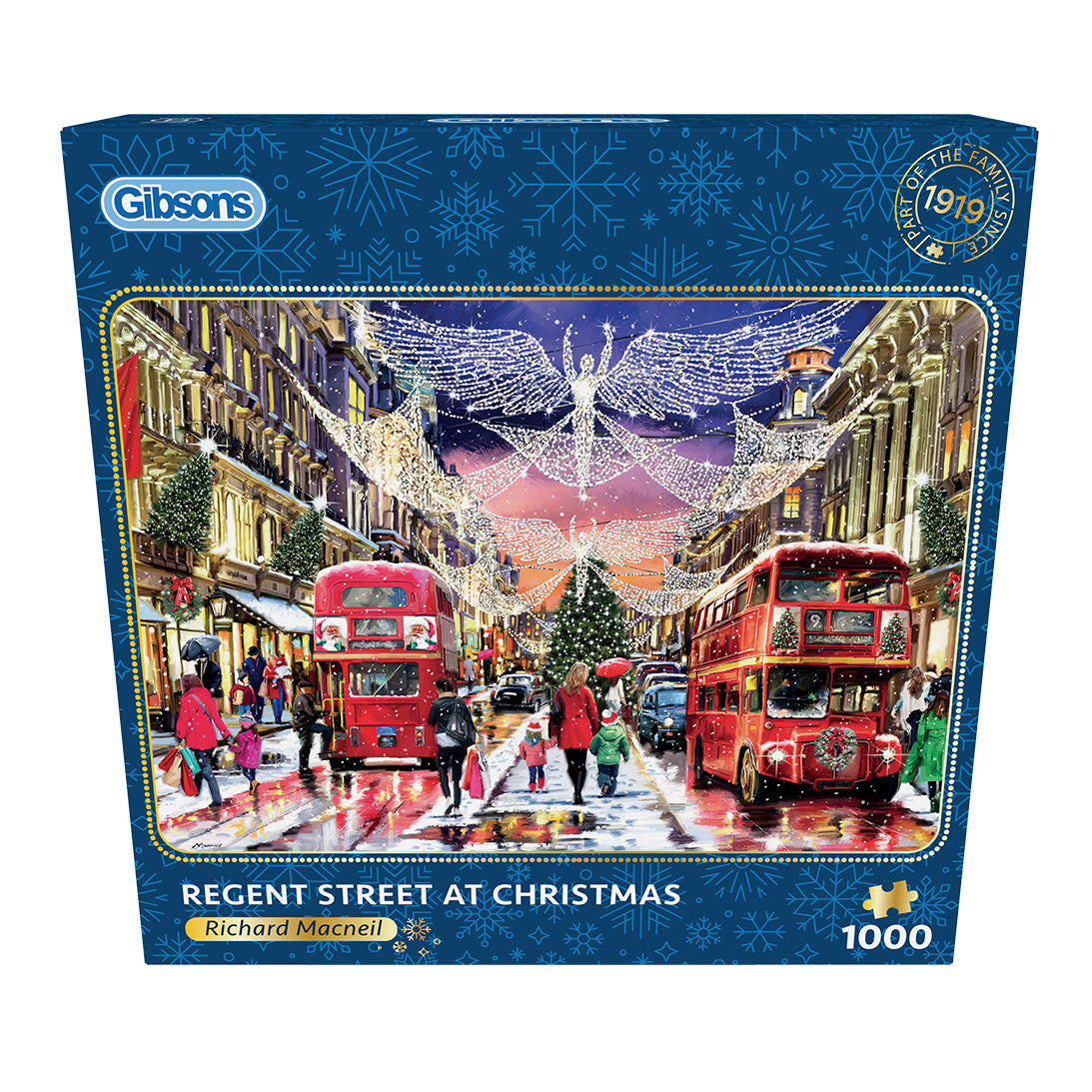 gibsons-regent-street-at-christmas-1000-teile-puzzle-weihnachten image 5