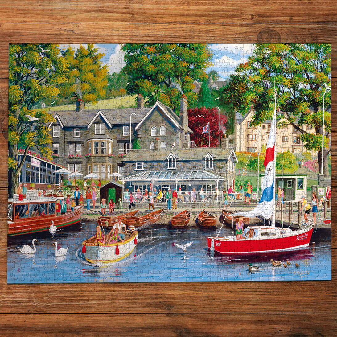 gibsons-summer-in-ambleside-puzzle-1000-teile-sommer image 2