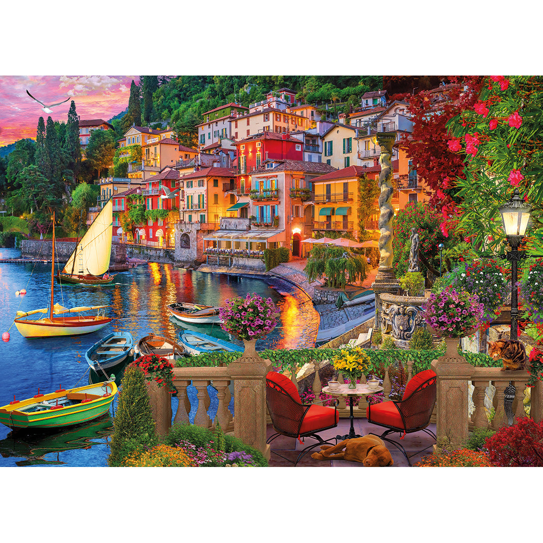 gibsons-lake-como-puzzle-1000-teile-italien-see image 7