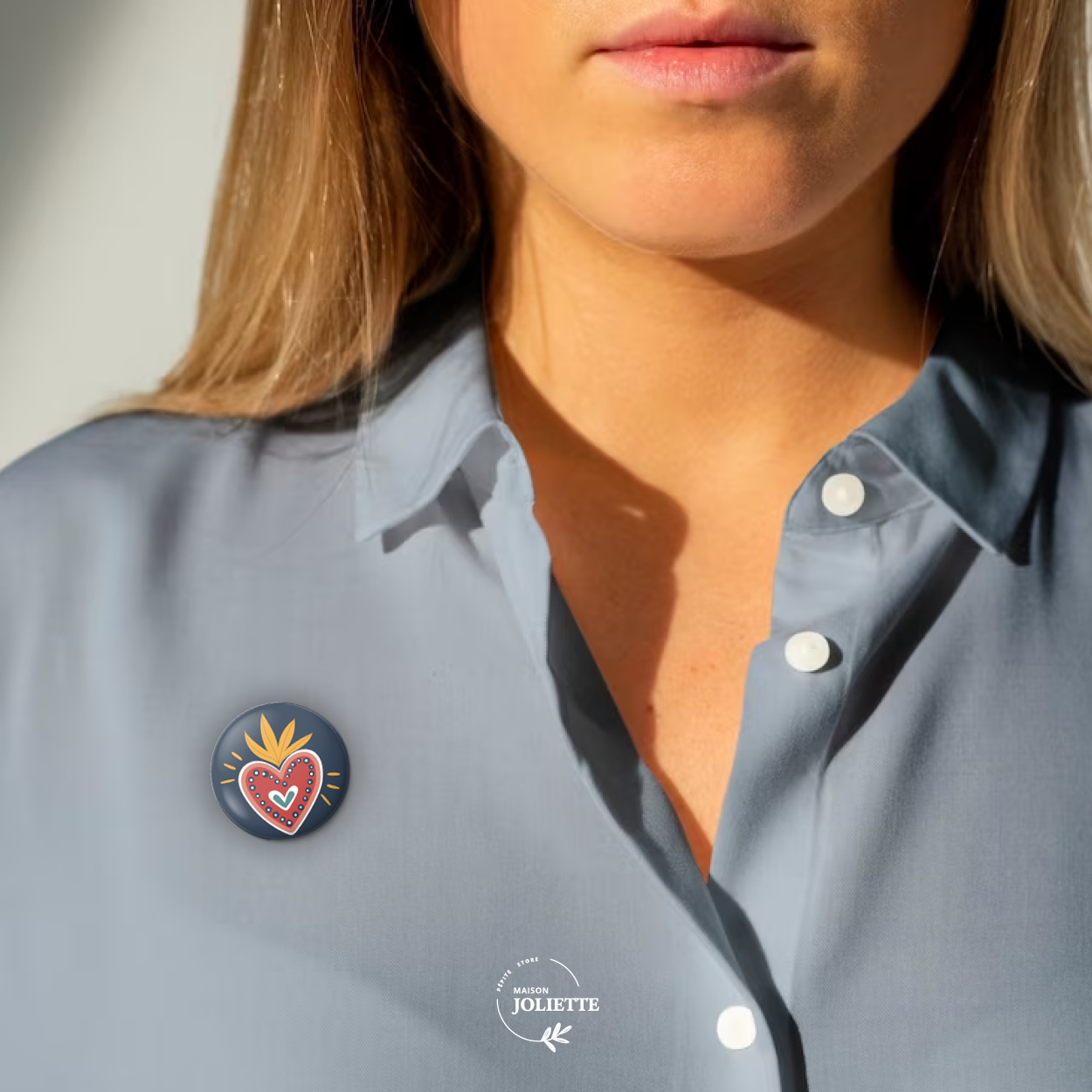maison-joliette-ex-voto-button-32-mm-matt-herz image 4