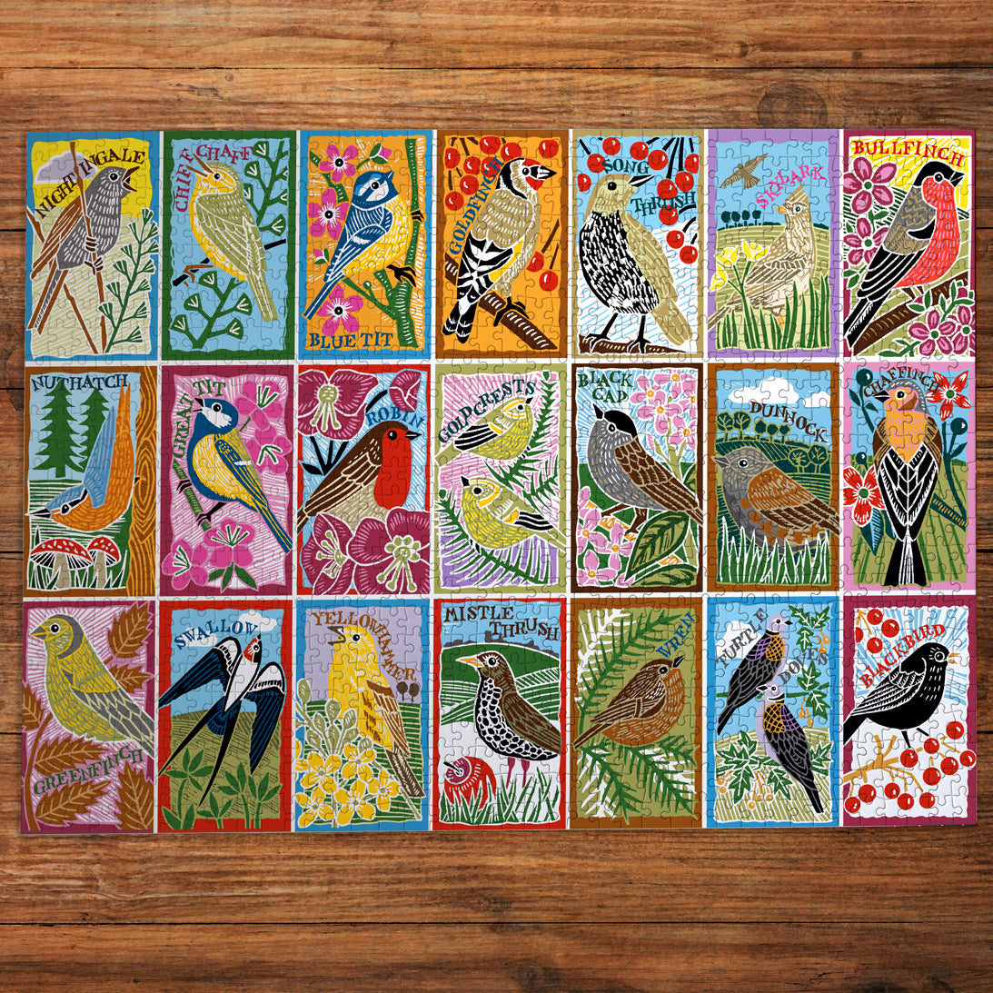gibsons-rspb-british-songbirds-puzzle-1000-teile-v-gel image 2