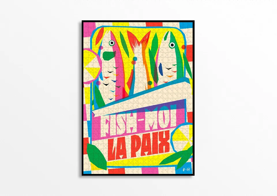 piece-love-fish-moi-la-paix-puzzle-1000-teile-68x49 image 1