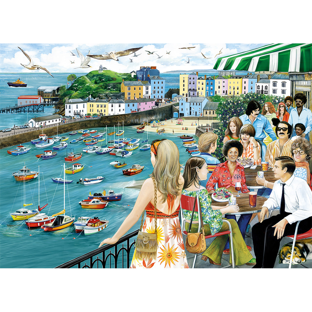 gibsons-dining-at-tenby-1000-teile-puzzle-k-ste image 4
