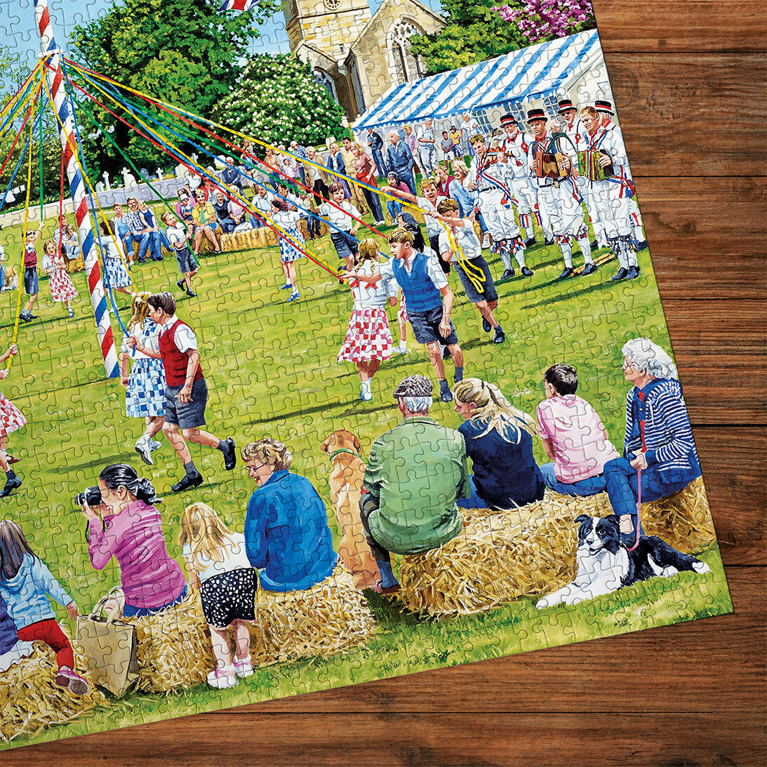 gibsons-around-the-maypole-puzzle-1000-teile-maibaum image 2