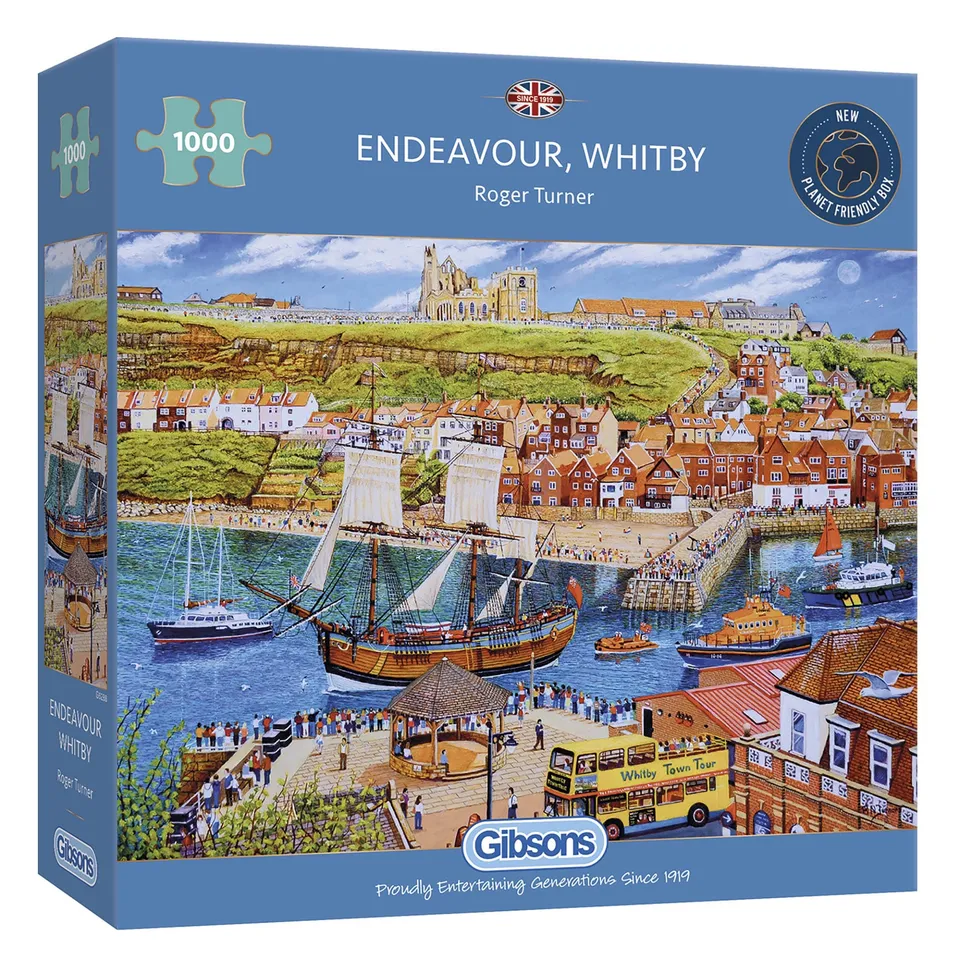 gibsons-endeavour-whitby-1000-teile-puzzle-segelschiff image 1
