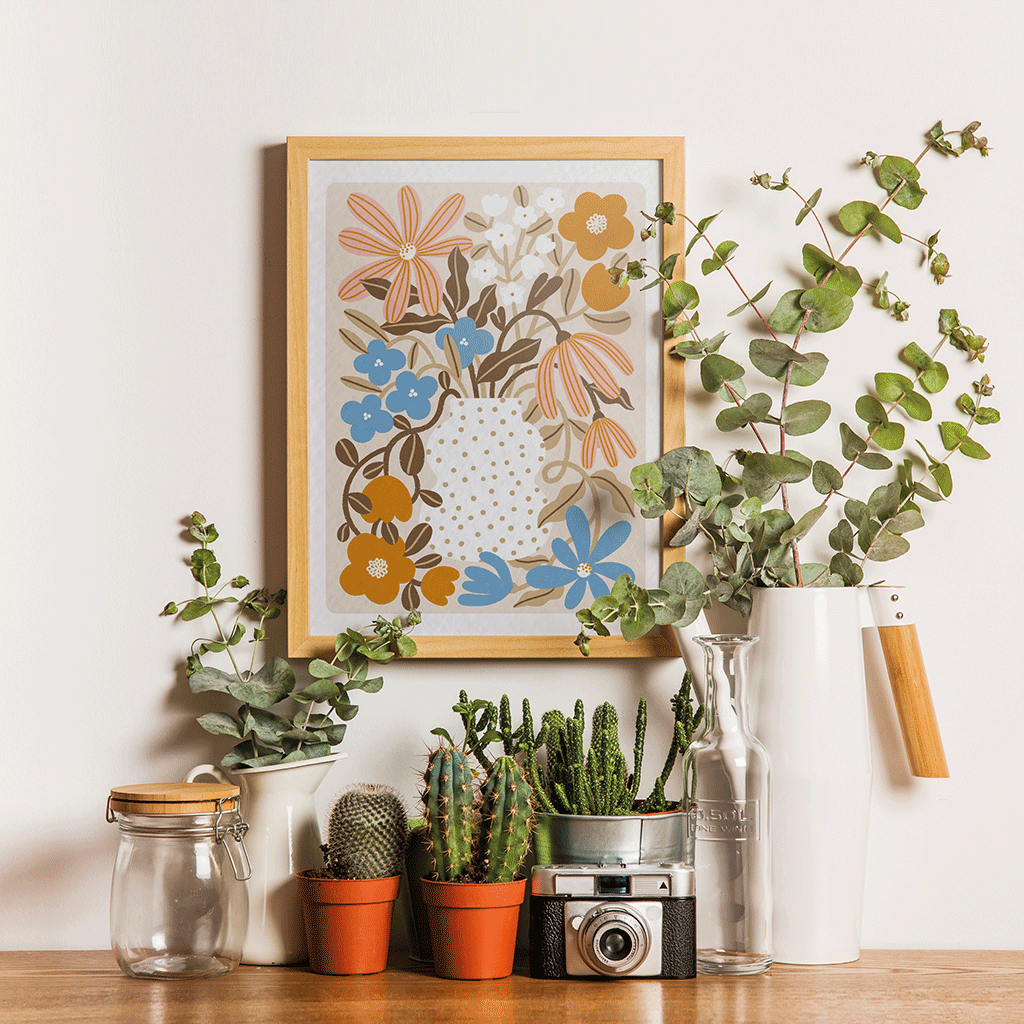 maison-joliette-affiches-myosotis-capucine-poster-a4-blumen image 6