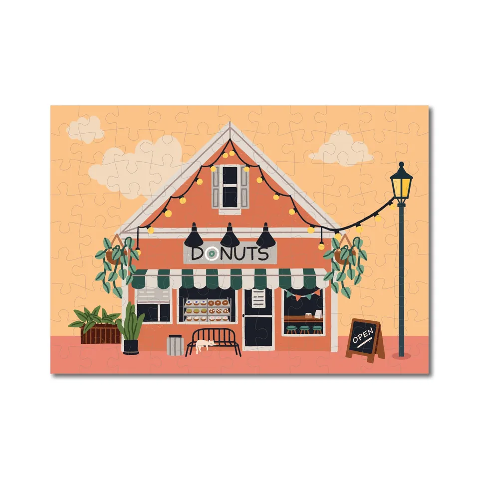 maison-joliette-puzzles-mini-puzzle-99-donuts-puzzle-99-teile image 1