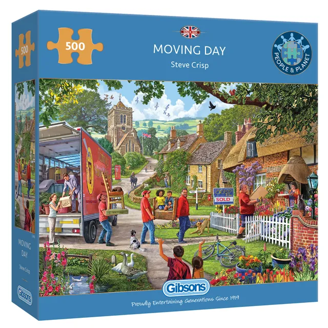 gibsons-moving-day-500-teile-puzzle-cottage-umzug image 1