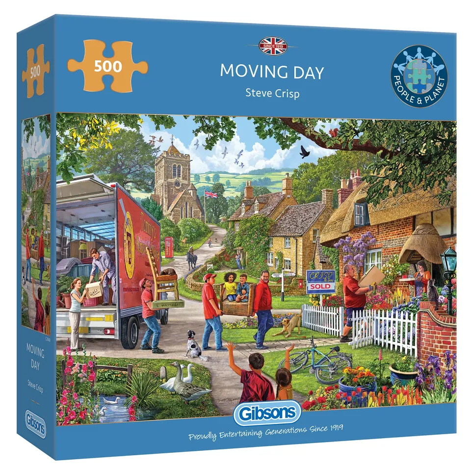 gibsons-moving-day-500-teile-puzzle-cottage-umzug image 1
