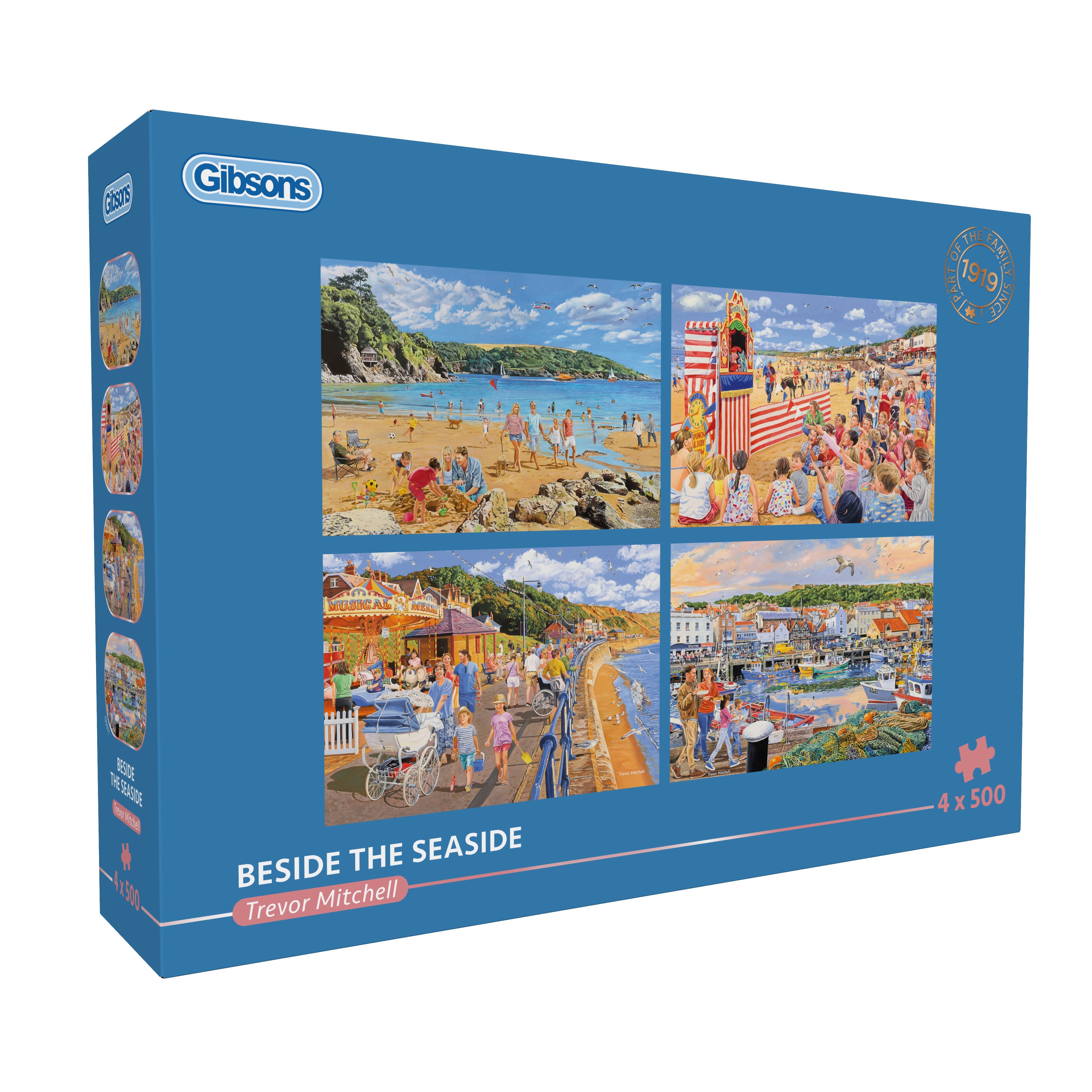 gibsons-beside-the-seaside-puzzle-4x500-teile-strand image 1