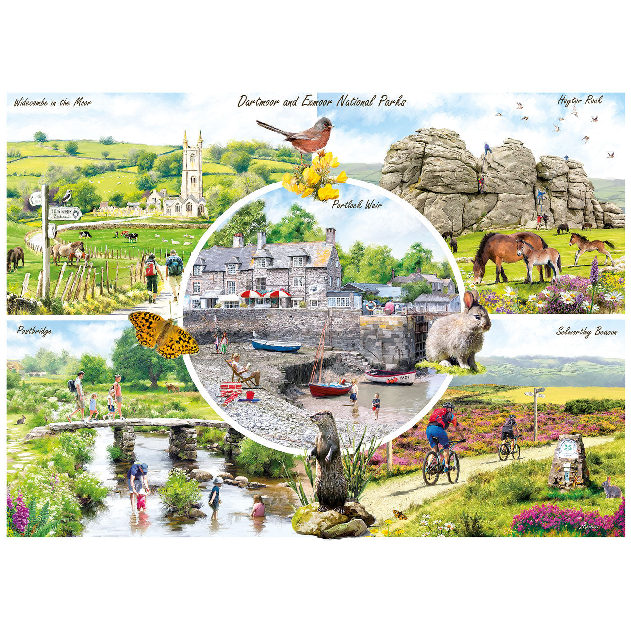 gibsons-dartmoor-exmoor-1000-teile-puzzle-landschaft image 4