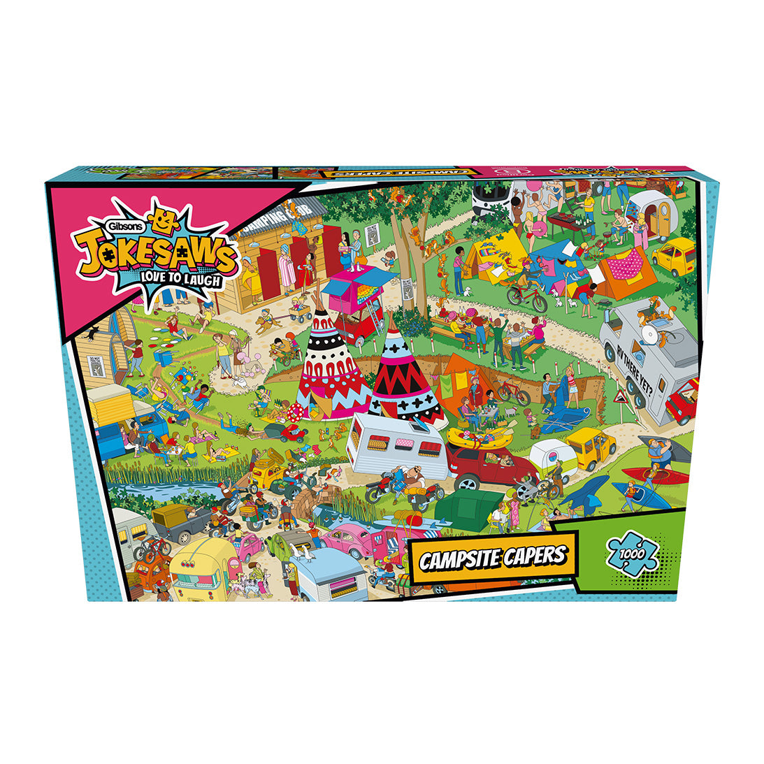 gibsons-jokesaws-campsite-capers-puzzle-1000-teile-lustig image 8